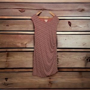 Loft Outlet Sleeveless Side Ruched Dress